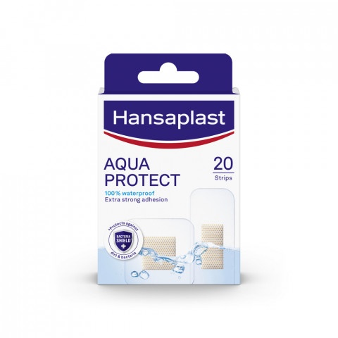 Снимка на Hansaplast Aqua Protect пластир водоустойчив 20 броя за 6.19лв. от Аптека Медея