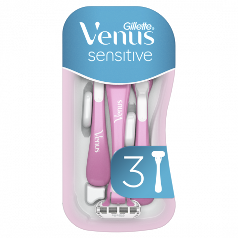 Снимка на Gillette Venus Sensitive дамска самобръсначка х 3 броя за 15.29лв. от Аптека Медея