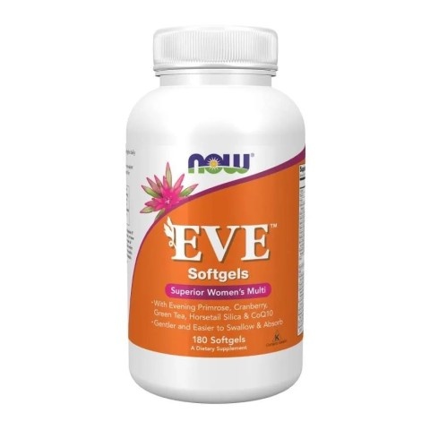 Снимка на Eve Woman's Multi - Мултивитамини за жени, софтгел капсули х 180, Now Foods за 130.99лв. от Аптека Медея