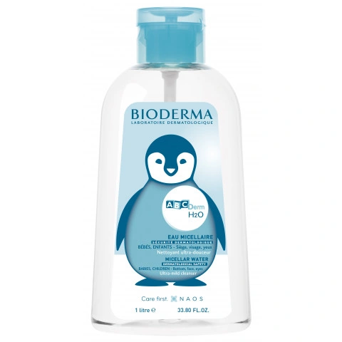 Снимка на Мицеларна почистваща вода за бебета и малки деца, 1л. с помпа, Bioderma ABCDerm H2O за 38.29лв. от Аптека Медея