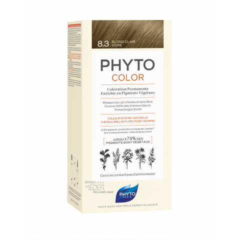 Снимка на Phyto PhytoColor Боя за коса 8,3 светло златисто русо за 30.49лв. от Аптека Медея