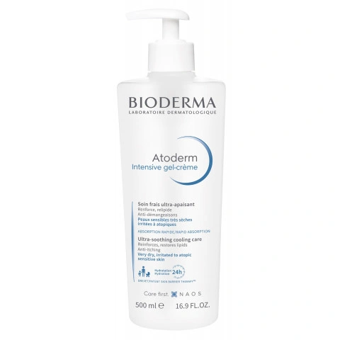 Снимка на Интензивен ултра лек гел-крем за суха и атопична кожа, 500 мл., Bioderma Atoderm Intensive  за 46.19лв. от Аптека Медея