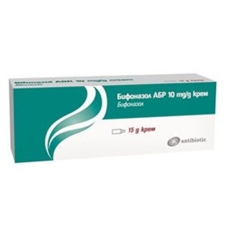 Снимка на Бифоназол АБР 10 мг/г крем, 15 г., Antibiotic за 6.99лв. от Аптека Медея