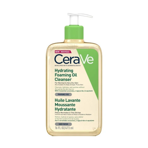 Снимка на Хидратиращо измиващо олио за лице и тяло за нормална към много суха кожа, 473 мл., CeraVe за 31.99лв. от Аптека Медея