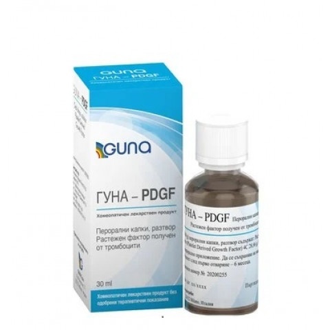 Снимка на Гуна- PDGF Капки за стимулиране синтеза на колаген и хиалуронова киселина, 30 мл., Guna за 31.89лв. от Аптека Медея