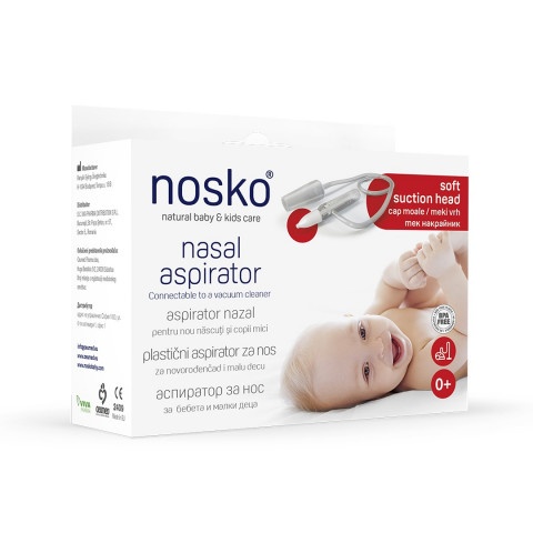 Снимка на Nosko Аспиратор за нос с мек накрайник за прахосмукачка, за бебета 0+, Ceumed за 24.39лв. от Аптека Медея