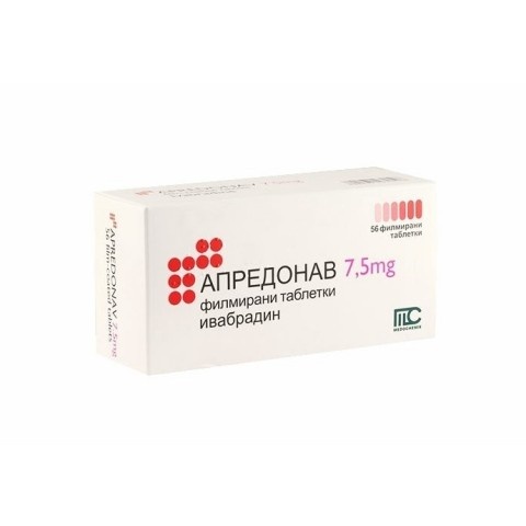 Снимка на Апредонав 7,5 мг., таблетки х 56, Medochemie за 30.29лв. от Аптека Медея