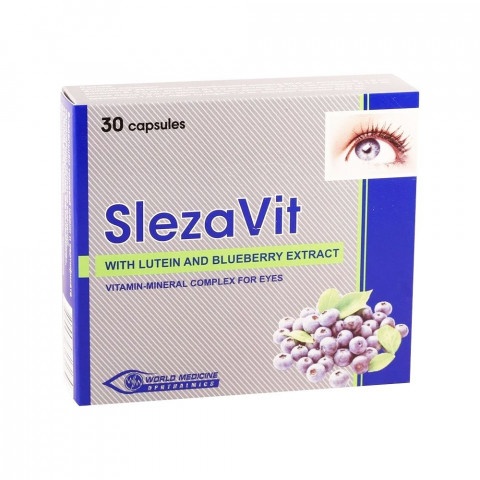 Снимка на Слезавит - Витамини за очи с лутеин, капсули х 30, Adipharm за 15.99лв. от Аптека Медея