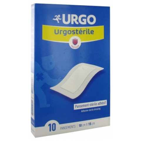 Снимка на Urgosterile Стерилни адхезивни пластири 10см./15см. х 10 броя, Urgo за 14.09лв. от Аптека Медея