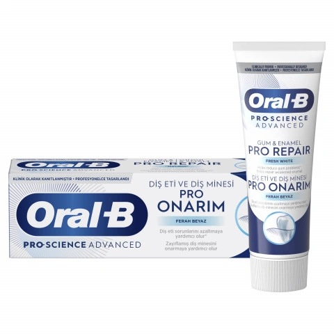 Снимка на Паста за зъби избелваща, 75 мл, Oral-B Gum & Enamel Pro Repair Gentle Whitening за 9.69лв. от Аптека Медея