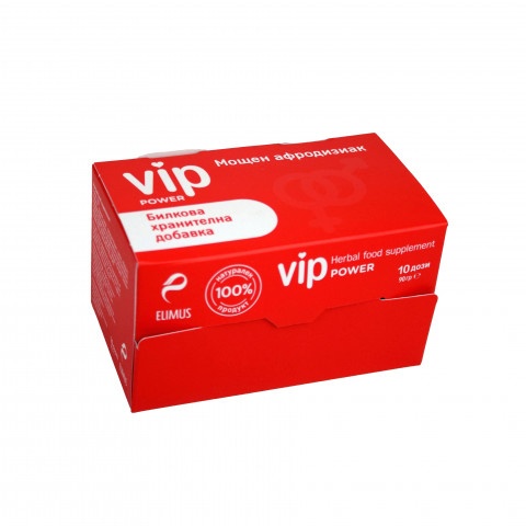 Снимка на VIP (ВИП) - Сексуален стимулант за мъже и жени, 9 г. x 10 броя, Elimus за 43.99лв. от Аптека Медея