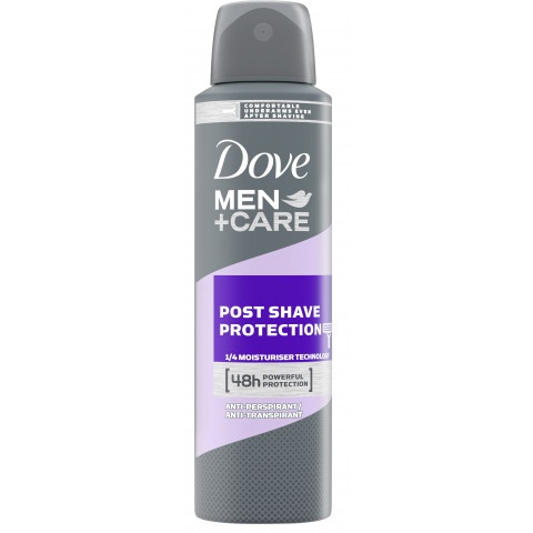 Снимка на Dove Men+ Care Post Shave protect Anti-Perspirant дезодорант спрей за мъже 150мл. за 9.79лв. от Аптека Медея