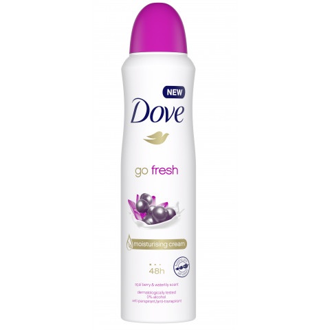 Снимка на Dove Go Fresh Anti-Perspirant дезодорант спрей с акай бери и водна лилия 150мл. за 9.79лв. от Аптека Медея