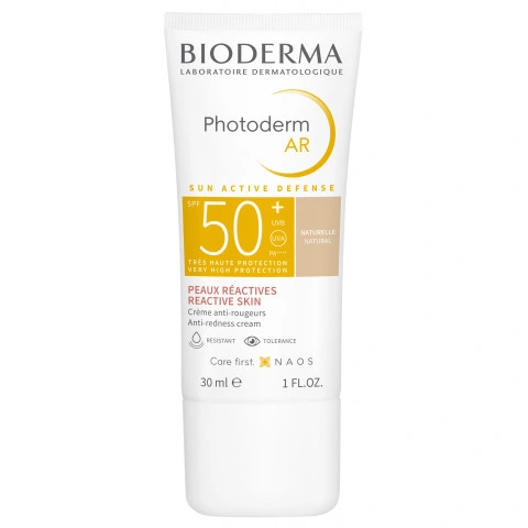 Снимка на Слънцезащитен крем за лице при реактивна кожа,30мл., Bioderma Photoderm AR SPF50+ за 30.3лв. от Аптека Медея