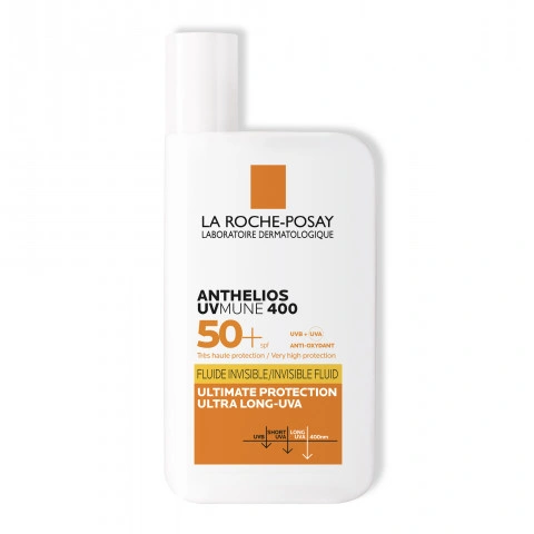 Снимка на Слънцезащитен флуид за лице, 50 мл., La Roche-Posay Anthelios UV Mune 400 SPF50+ за 42.89лв. от Аптека Медея