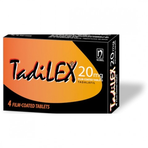 Снимка на Тадилекс 20 мг. таблетки х 4, Nobel за 29.99лв. от Аптека Медея