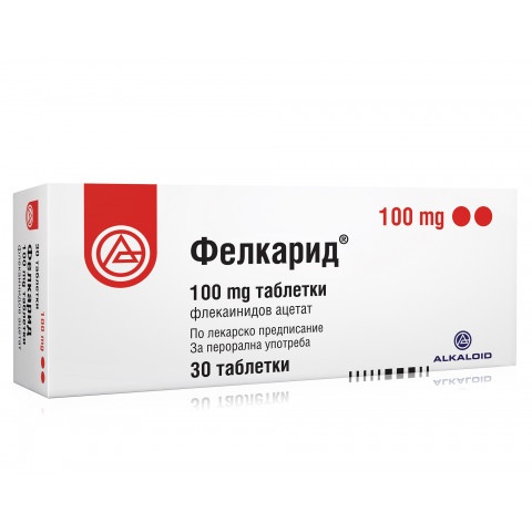 Снимка на Фелкарид 100 мг. таблетки х 30, Alkaloid за 14.39лв. от Аптека Медея