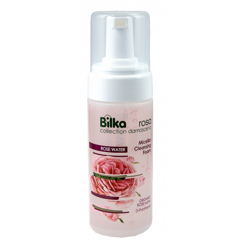 Снимка на Мицеларна пяна за лице с биологична розова вода, 140мл., Bilka Rosa Damascena за 6.49лв. от Аптека Медея