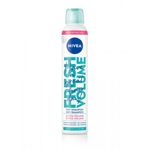 Снимка на Освежаващ сух шампоан за коса за обем, 200 мл., Nivea Fresh & Volume Dry Shampoo за 9.89лв. от Аптека Медея
