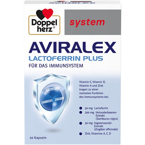 Снимка на Doppelherz System Aviralex - сигурен щит за имунната система, капсули х 20 за 15.29лв. от Аптека Медея