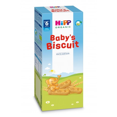 Снимка на Био бебешки бисквити за деца над 6 месеца, 180 г., Hipp Baby's Biscuit за 5.94лв. от Аптека Медея