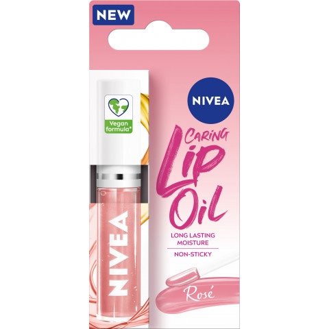 Снимка на Хидратиращ гланц за обемни устни, 4,8г. Nivea Lip Oil Rose за 8.99лв. от Аптека Медея