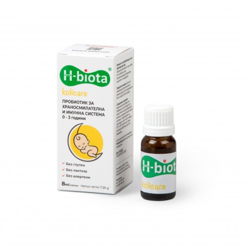Снимка на H-Biota Kolicare - Пробиотик за храносмилателна и имунна система, за деца от 0-3 години 8мл., Aflofarm за 25.39лв. от Аптека Медея