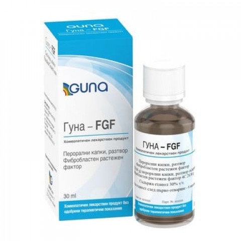 Снимка на Гуна FGF Хомеопатичен лекарствен продукт, Перорални капки, разтвор, 30мл за 31.89лв. от Аптека Медея