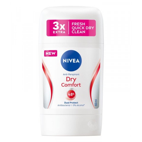 Снимка на Дамски дезодорант стик, 50 мл., Nivea Deo Dry Comfort за 7.39лв. от Аптека Медея