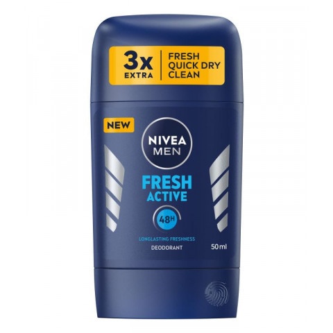 Снимка на Мъжки дезодорант стик, 50 мл., Nivea Deo Men Fresh Active за 7.39лв. от Аптека Медея