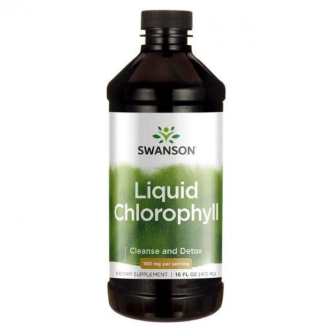 Снимка на Liquid Chlorophyll (Течен Хлорофил) 100мг. - за имунната система, 437 мл., Swanson за 45.27лв. от Аптека Медея
