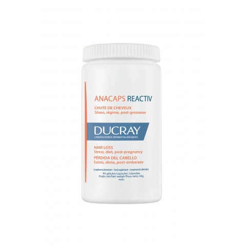 Снимка на Anacaps Reactiv Хранителна добавка при реакционен косопад, капсули х 90, Ducray  за 96.89лв. от Аптека Медея