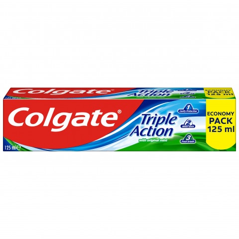 Снимка на Colgate Triple Action паста за зъби тройно действие 125мл. за 3.27лв. от Аптека Медея