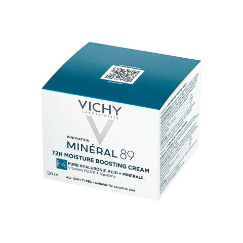 Снимка на Дневен крем за лице за всеки тип кожа, 50 мл. Vichy Mineral 89 за 37.27лв. от Аптека Медея