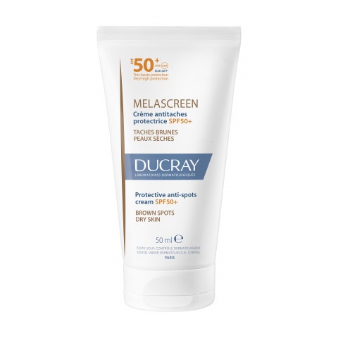 Снимка на Защитен крем за лице против петна, 50 мл. Ducray Melascreen UV SPF50+ за 38.39лв. от Аптека Медея