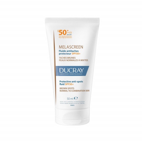 Снимка на Защитен флуид за лице против петна, 50 мл. Ducray Melascreen UV SPF50+ за 26.87лв. от Аптека Медея