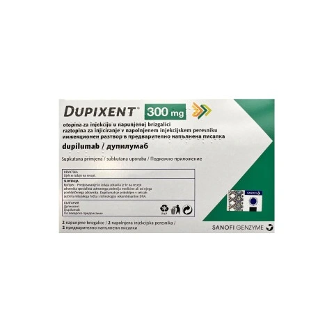 Снимка на Дупиксент 300 мг. инжекционен разтвор в предварително напълнена писалка, х 2 броя, Sanofi за 2592.9лв. от Аптека Медея