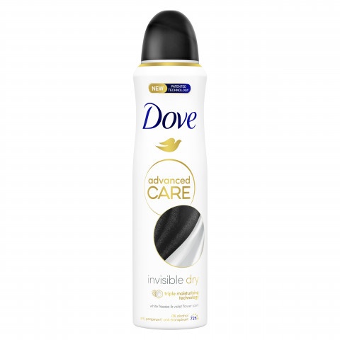 Снимка на Дезодорант спрей против изпотяване, 150 мл. Dove Advanced Care Deo Invisible Dry за 6.89лв. от Аптека Медея