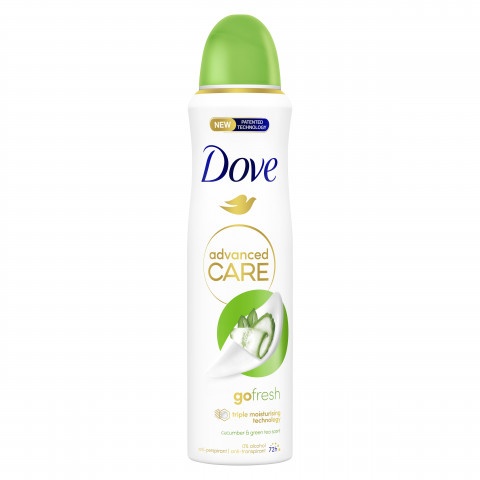 Снимка на Дезодорант спрей против изпотяване, 150 мл. Dove Advanced Care Deo Go Fresh за 6.89лв. от Аптека Медея