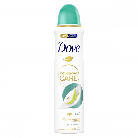 Снимка на Дезодорант спрей против изпотяване, 150 мл. Dove Advanced Care Deo Pear & Aloe за 6.89лв. от Аптека Медея