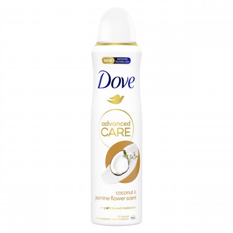 Снимка на Дезодорант спрей против изпотяване, 150 мл. Dove Advanced Care Deo Coconut & Jasmine за 6.89лв. от Аптека Медея