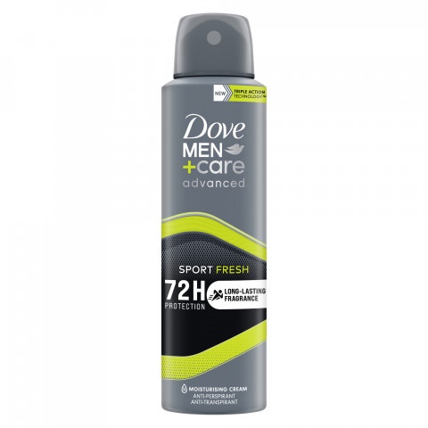 Снимка на Дезодорант спрей против изпотяване за мъже, 150 мл. Dove Men Advanced Deo Sport Fresh за 6.89лв. от Аптека Медея