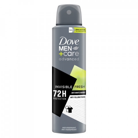 Снимка на Дезодорант спрей против изпотяване за мъже, 150 мл. Dove Men Advanced Deo Invisible Fresh за 6.89лв. от Аптека Медея