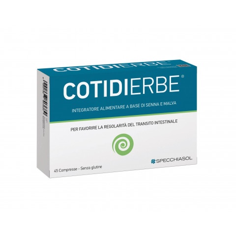 Снимка на Котидиербе - за редовен чревен транзит, действа при запек, таблетки x 45, Specchiasol за 19.89лв. от Аптека Медея