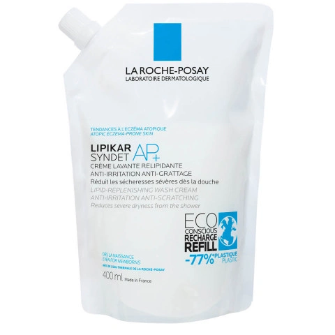 Снимка на Измиващ крем за тяло, за суха кожа, 400 мл., La Roche-Posay Lipikar Syndet AP+, Пълнител за 25.79лв. от Аптека Медея