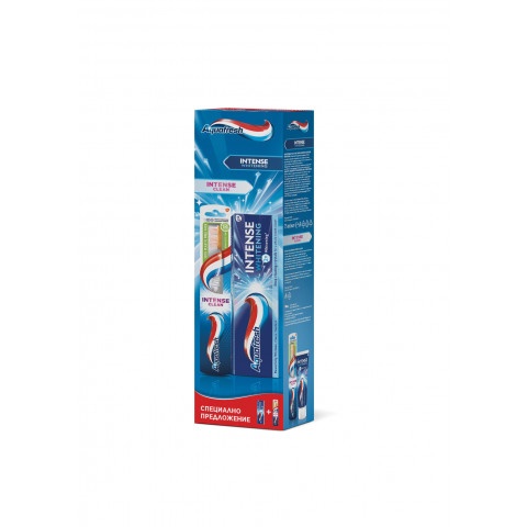 Снимка на Aquafresh Intense Clean White Избелваща паста за зъби 75 мл. + Intense Clean Четка за зъби за 9.29лв. от Аптека Медея
