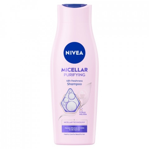 Снимка на Мицеларен почистващ шампоан за коса, 400 мл. Nivea Micellar Purifying за 8.99лв. от Аптека Медея