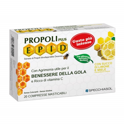 Снимка на EPID за гърло и имунитет с Лимонов сок и мед, таблетки за дъвчене х 20 броя, Specchiasol за 14.79лв. от Аптека Медея