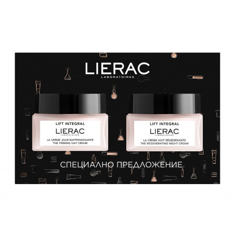 Снимка на Lierac Lift Integral Стягащ и изглаждащ дневен крем за лице, 50 мл. + Lift Integral Възстановяващ нощен крем за лице, 50 мл. за 132.56лв. от Аптека Медея