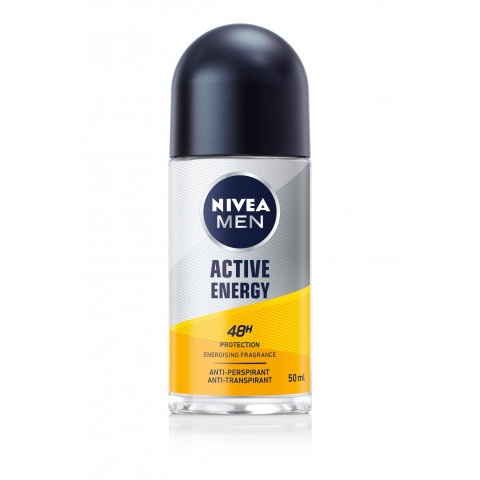 Снимка на Nivea Men Active Energy дезодорант рол-он за мъже 50мл. за 7.39лв. от Аптека Медея